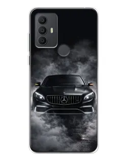 Чехол для TCL 306 с картинкой «Mercedes в дыму»