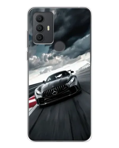 Чехол для TCL 306 с картинкой «Гоночный Mercedes AMG»