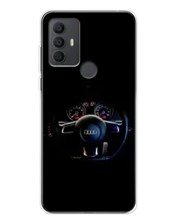 Чохол для TCL 306 з картинкою «Салон Audi — кермо»