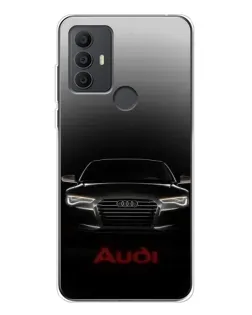 Чохол для TCL 306 з картинкою «Audi — градієнтний контур»