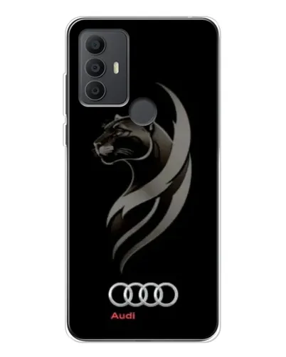 Чохол для TCL 306 з картинкою «Графіка — пантера та Audi»