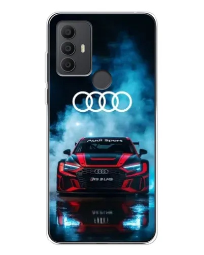 Чохол для TCL 306 з картинкою «Audi Sport — неон»