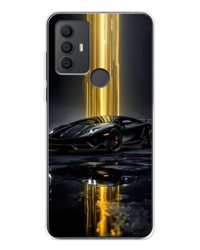 Чохол для TCL 306 з картинкою «Нічний Lamborghini драйв»