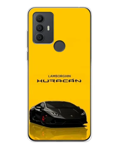Чохол для TCL 306 з картинкою «Lamborghini Huracan чорний»