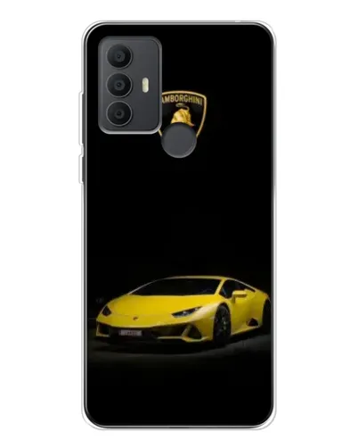 Чохол для TCL 306 з картинкою «Lamborghini жовтий акцент»