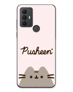 Чохол для TCL 306 з картинкою «Pusheen логотип»