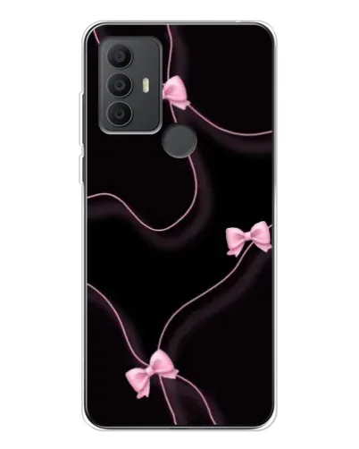 Чохол для TCL 306 з картинкою «Рожеві стрічки» Чохол для TCL 306 з картинкою «Рожеві стрічки»