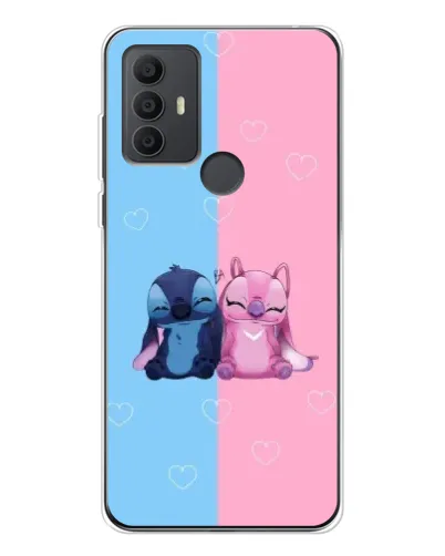 Чехол для TCL 306 с картинкой «Stitch и Angel Love» Чехол для TCL 306 с картинкой «Stitch и Angel Love»