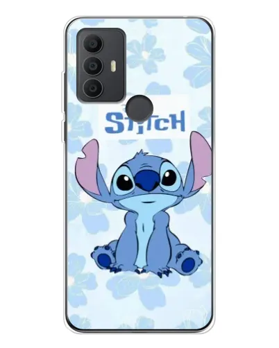 Чехол для TCL 306 с картинкой «Stitch среди цветов» Чехол для TCL 306 с картинкой «Stitch среди цветов»