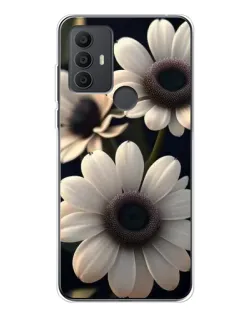 Чохол для TCL 306 з картинкою «Білі маргаритки макро» Чохол для TCL 306 з картинкою «Білі маргаритки макро»