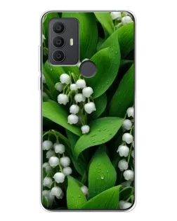 Чохол для TCL 306 з картинкою «Конвалії в зелені» Чохол для TCL 306 з картинкою «Конвалії в зелені»