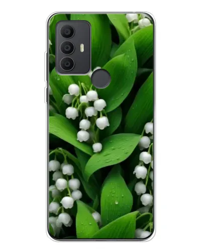 Чохол для TCL 306 з картинкою «Конвалії в зелені»