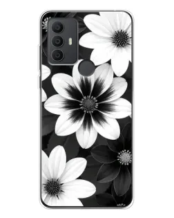 Чохол для TCL 306 з картинкою «Монохромні айстри» Чохол для TCL 306 з картинкою «Монохромні айстри»