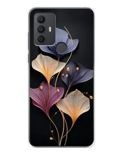 Чохол для TCL 306 з картинкою «Лілові квіти грації»