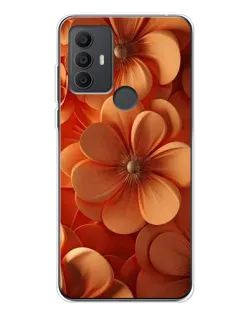 Чохол для TCL 306 з картинкою «Помаранчева макро квітка» Чохол для TCL 306 з картинкою «Помаранчева макро квітка»