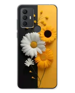 Чохол для TCL 306 з картинкою «Соняшник та ромашка» Чохол для TCL 306 з картинкою «Соняшник та ромашка»