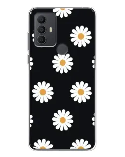 Чохол для TCL 306 з картинкою «Ромашки на чорному» Чохол для TCL 306 з картинкою «Ромашки на чорному»