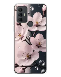 Чохол для TCL 306 з картинкою «Ніжня сакура та краплі» Чохол для TCL 306 з картинкою «Ніжня сакура та краплі»