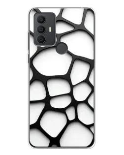 Чохол для TCL 306 з картинкою «Біла об'ємна сітка» Чохол для TCL 306 з картинкою «Біла об'ємна сітка»