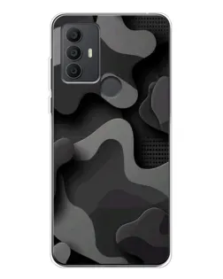 Чохол для TCL 306 з картинкою «Темний абстрактний камуфляж» Чохол для TCL 306 з картинкою «Темний абстрактний камуфляж»