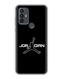 Чохол для TCL 30E з картинкою «Nike Pink Swirl»