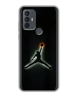 Чохол для TCL 30E з картинкою «Jordan Gradient Logo»