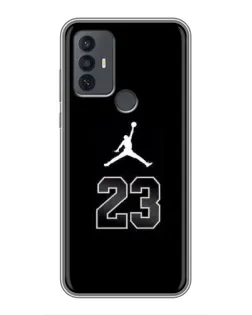 Чехол для TCL 30E с картинкой «Jordan Flight 23»