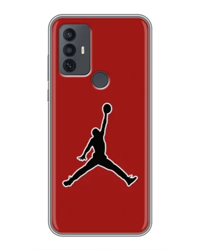 Чехол для TCL 30E с картинкой «Jordan Red Back» Чехол для TCL 30E с картинкой «Jordan Red Back»