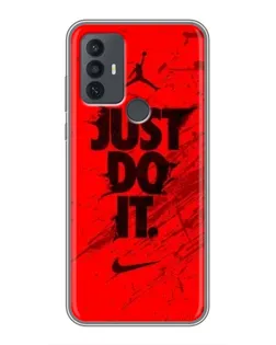 Чехол для TCL 30E с картинкой «Nike Just Do It»