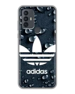 Чохол для TCL 30E з картинкою «Adidas Trefoil Blue»