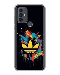 Чохол для TCL 30E з картинкою «Adidas Splash»