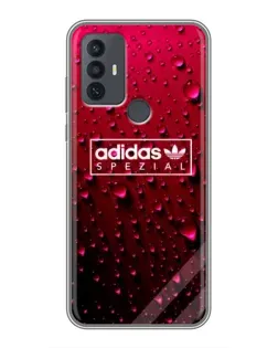 Чохол для TCL 30E з картинкою «Adidas Gold Marble»