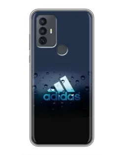 Чохол для TCL 30E з картинкою «Adidas Water Drops»