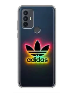 Чохол для TCL 30E з картинкою «Неоновий Adidas»