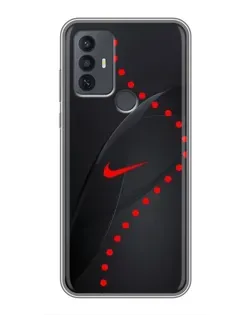 Чохол для TCL 30E з картинкою «Абстрактний дизайн Nike»