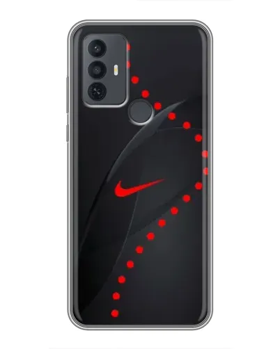 Чохол для TCL 30E з картинкою «Абстрактний дизайн Nike»