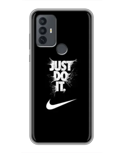 Чохол для TCL 30E з картинкою «Текстовий принт Nike»