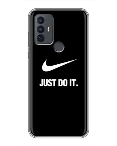 Чохол для TCL 30E з картинкою «Класичний принт Nike»
