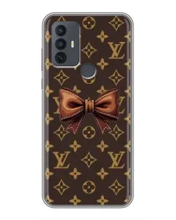 Чохол для TCL 30E з картинкою «LV з бантом»