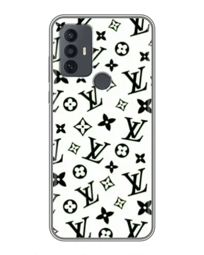 Чохол для TCL 30E з картинкою «Монохромний хаос LV»