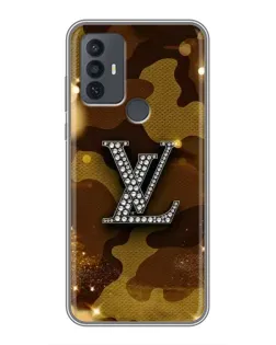 Чохол для TCL 30E з картинкою «Камуфляжний Louis Vuitton»