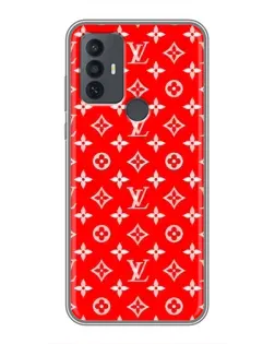 Чохол для TCL 30E з картинкою «Яскравий паттерн LV»
