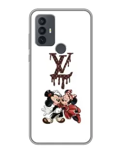 Чохол для TCL 30E з картинкою «LV та Міккі Маус»