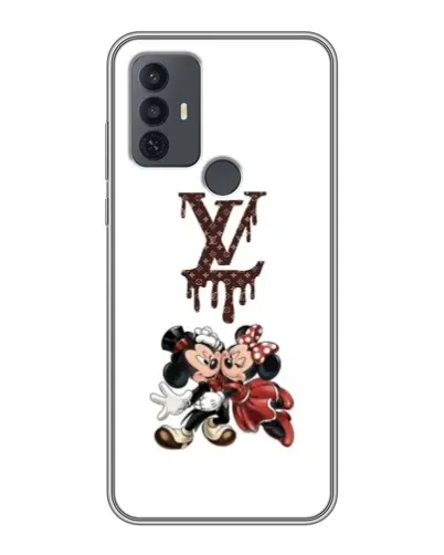 Чохол для TCL 30E з картинкою «LV та Міккі Маус»