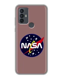 Чехол для TCL 30E с картинкой «NASA — ретро космос»