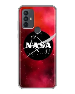 Чохол для TCL 30E з картинкою «NASA — червона туманність»