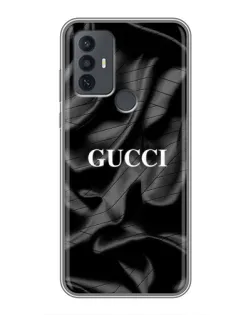 Чохол для TCL 30E з картинкою «Gucci — шовкові хвилі»