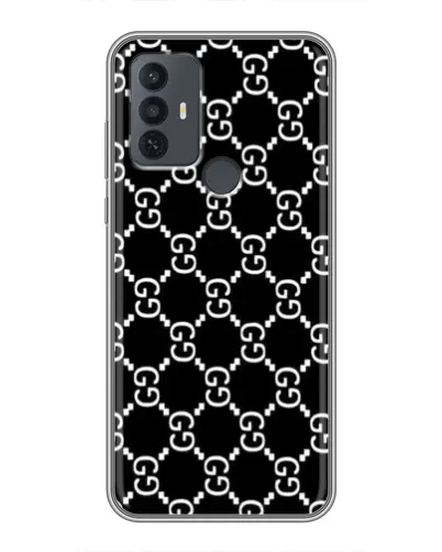 Чохол для TCL 30E з картинкою «Gucci — сітчастий паттерн»