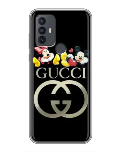 Чохол для TCL 30E з картинкою «Gucci — герої Disney»