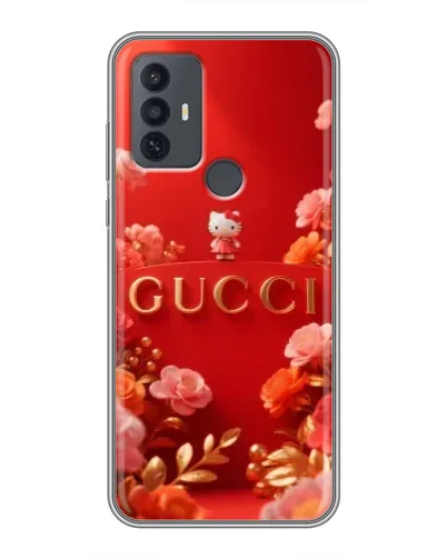 Чохол для TCL 30E з картинкою «Gucci — золотий сад»
